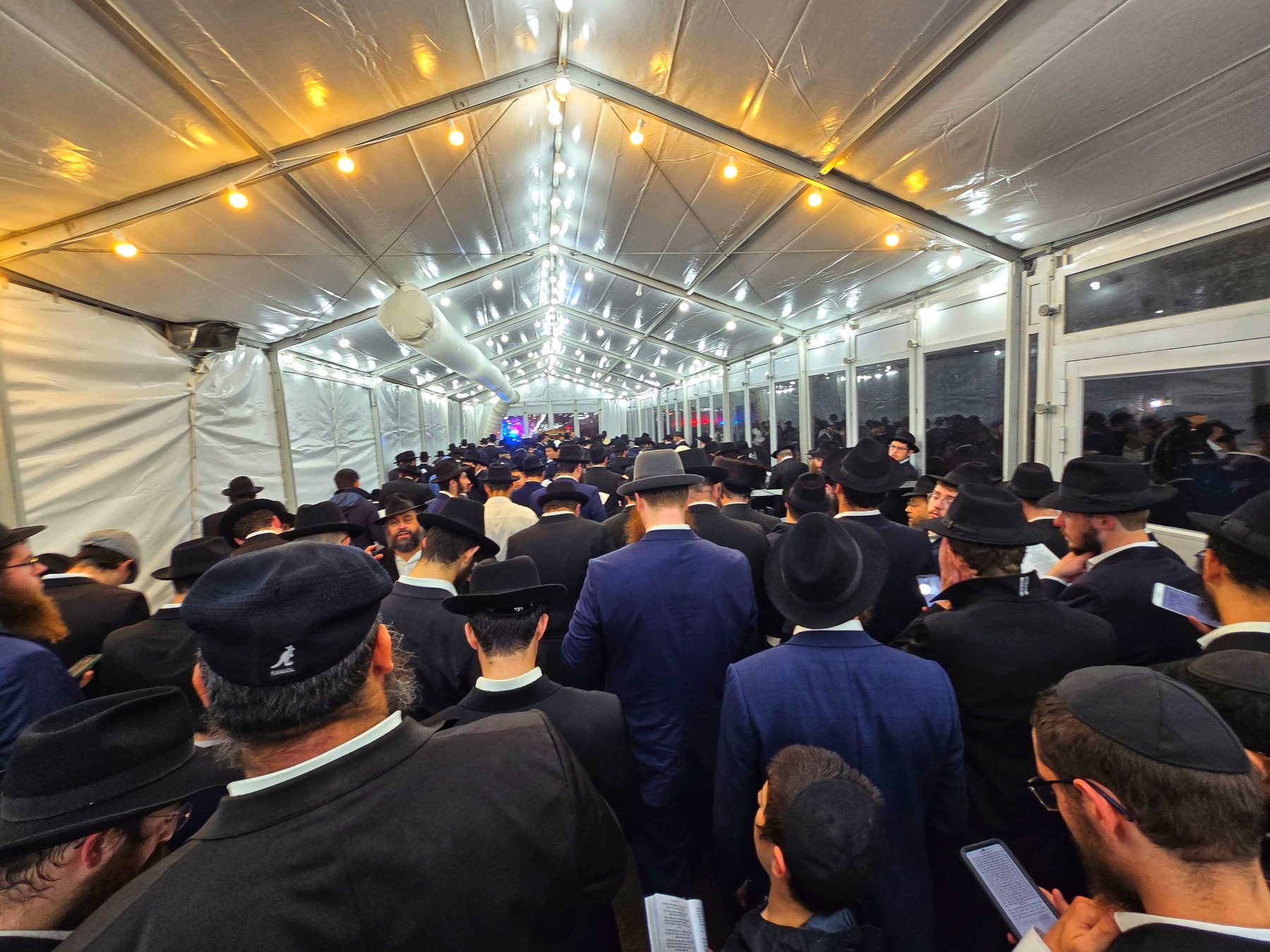A packed crowd inside the Tent at 770